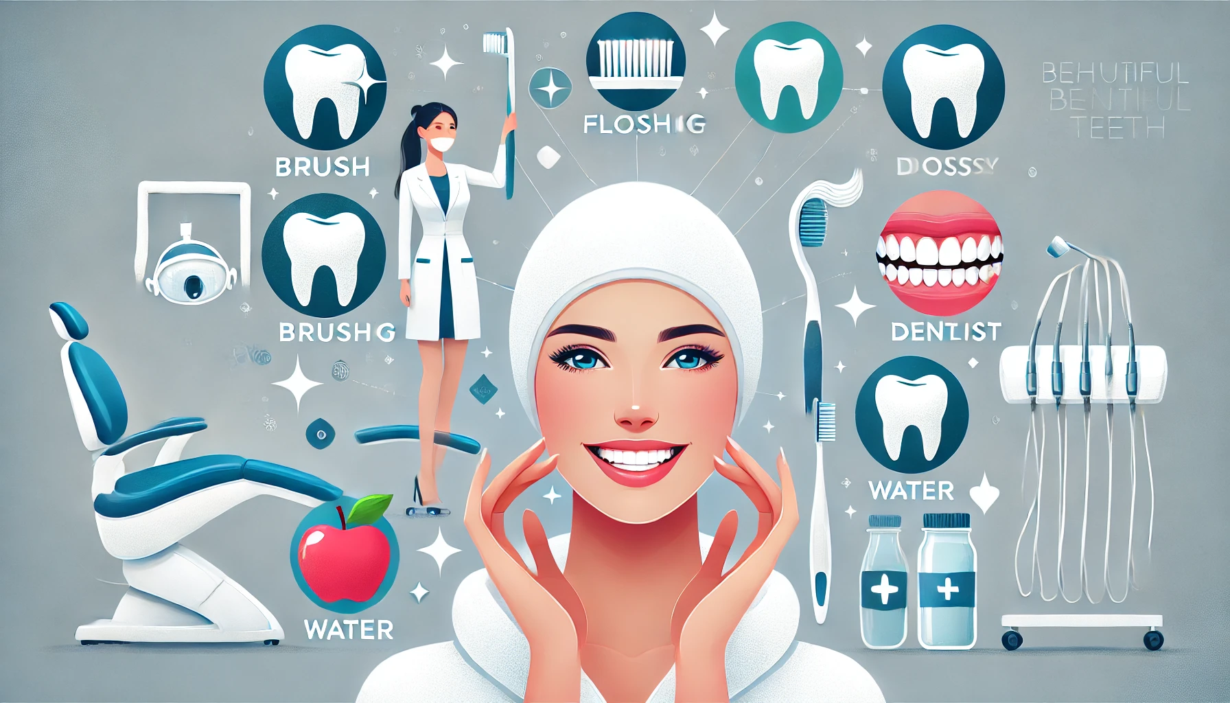 چگونه دندان هایمان زیبا شود؟