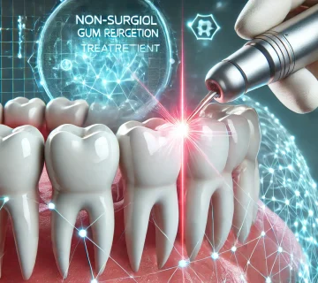درمان لثه تحلیل رفته بدون نیاز به جراحی