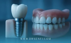 تفاوت ایمپلنت با دندان مصنوعی چیه؟